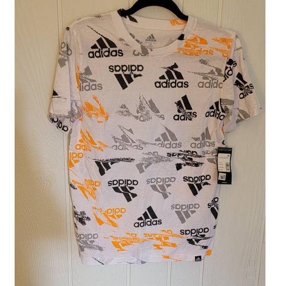 NEW! adidas Boys' Glitchy All Over Print T-Shirt - LG (14/16) - NWT - Picture 4 of 4